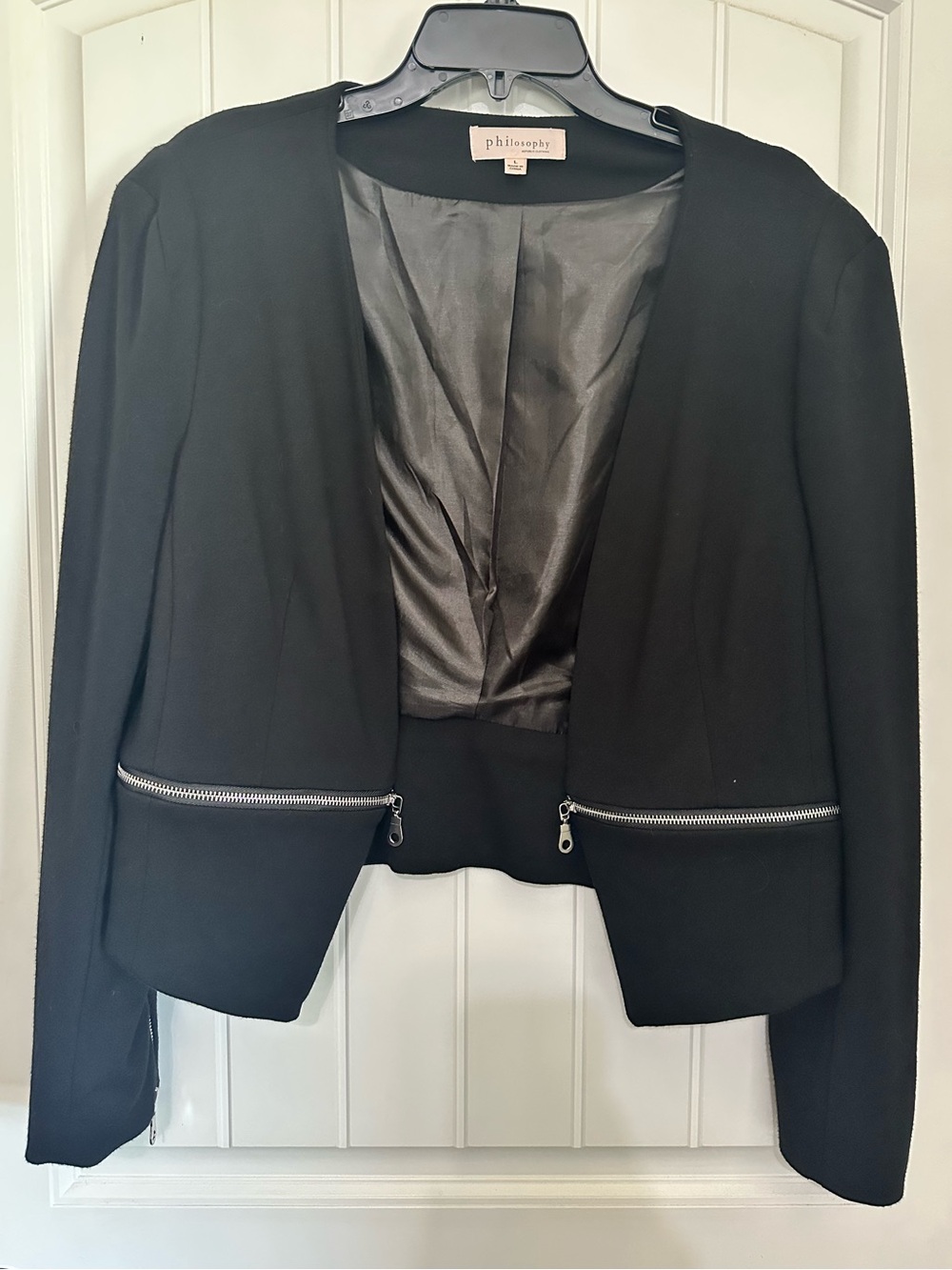 Philosophy cropped blazer